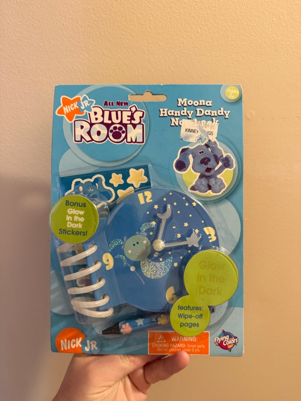 Nick Jr. Blue's Room Moon Handy Dandy Notebook 2004 -NEW
